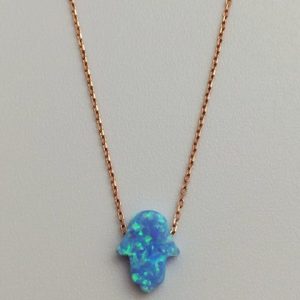 Neck188 rose gold blue
