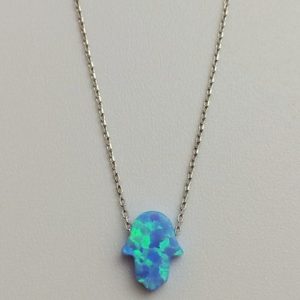 Neck188 silver blue