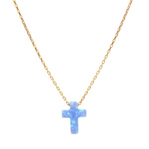 Neck189 Rose Gold Blue