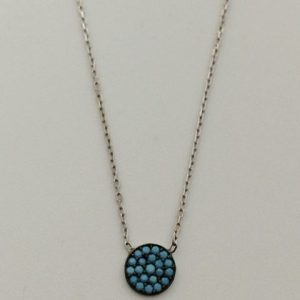 Neck352 silver turq