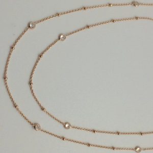 Neck380 Rose Gold 100cm
