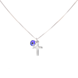Neck784 light blue silver